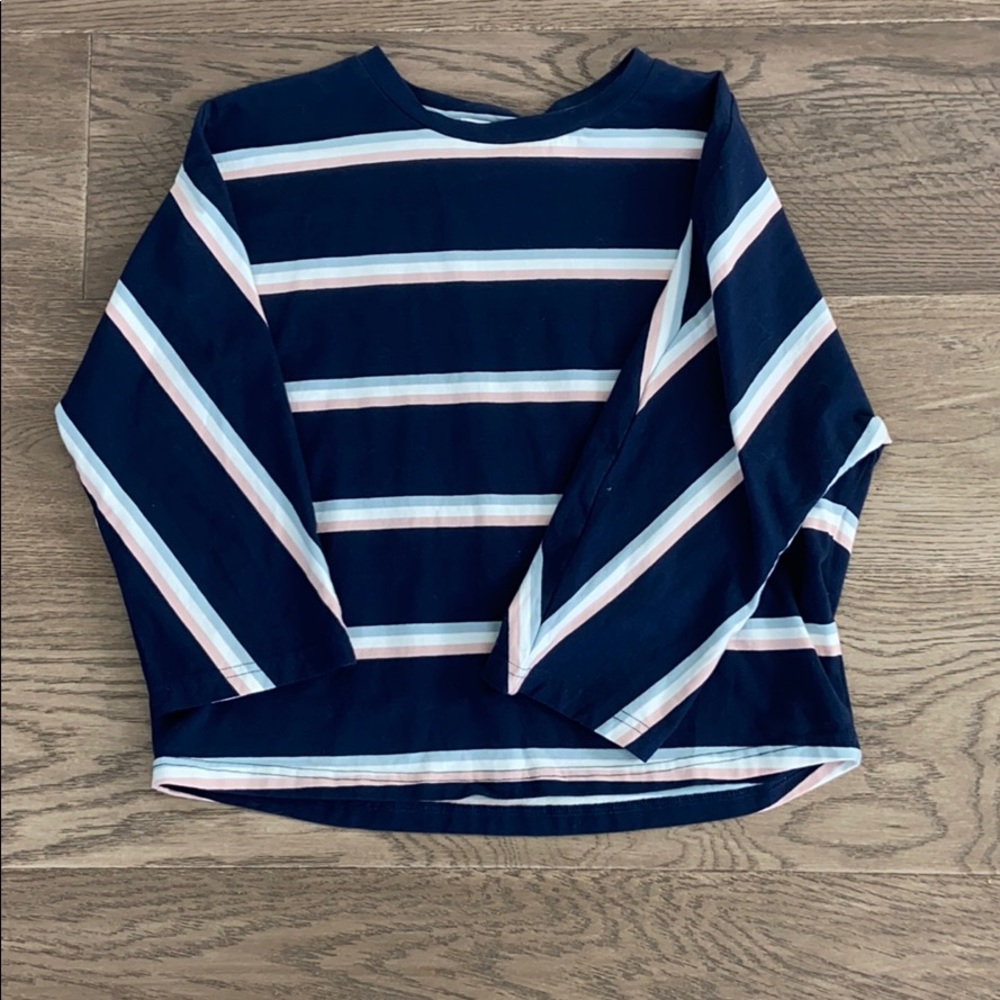 striped long sleeve t shirt